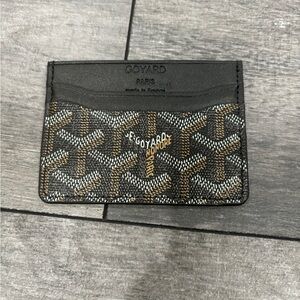 goyard saint sulpice card holder (black)